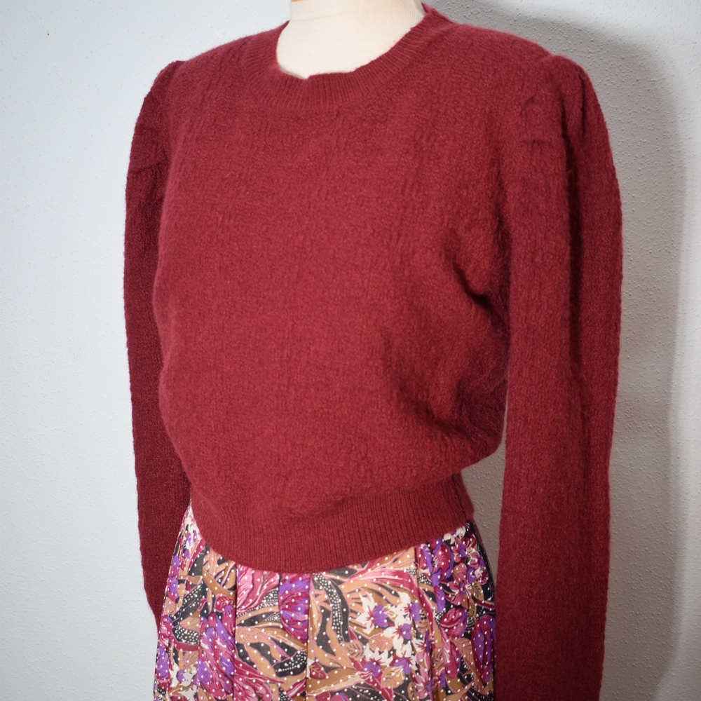 Raspberry Puff Sweater - Picture 2 of 7